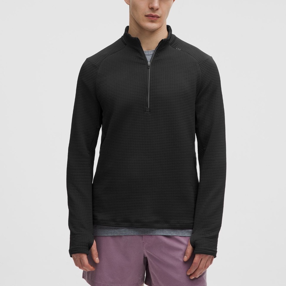 Lululemon Waffle-Knit Half Zip